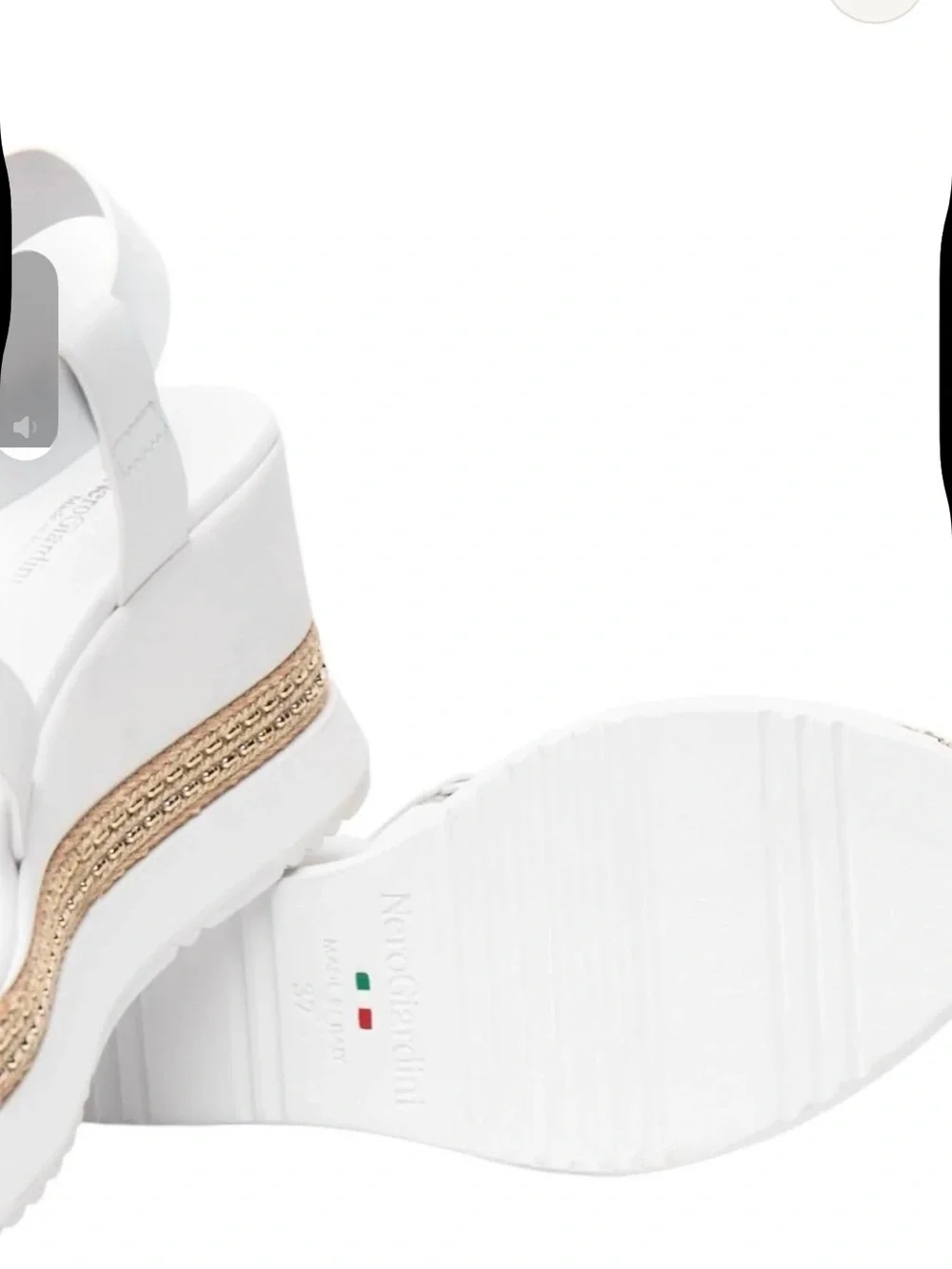 Nerogiardini Loira Wedge Sandal NIB
